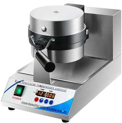 Macchina Per Waffle Belga, Macchina Per Waffle, Professionale Intelligente, Display Digitale, Antiaderente, Acciaio Inossidabile, Per Hotel, Ristoranti, Panetterie, Caffetterie,110V