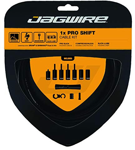 Jagwire Pro Kabel und Ummantelungen für Erwachsene, Unisex, Schwarz, Einheitsgröße