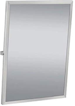 Uzman-Versand, Edelstahl 304 Kippspiegel 500 x 700 mm, Spiegel Badartikel, Bad Zubehör Badezimmer (Kippspiegel)