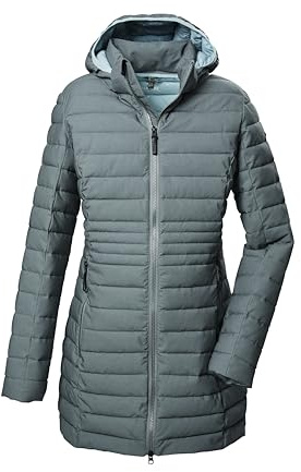 G.I.G.A. DX quiltad parkas för kvinnor, funktionsparka med dragkedja GW 14 WMN QLTD PRK_Bacarya, aquaverde, 50, 42300-000