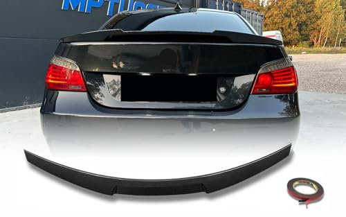 MpTuned BMW E60 M4 Stil Heckspoiler Carbon Optik für 5er 2004-2009 Limousine 518i 520i 525i 530i 535i 550i 518d 520d 525d 530d