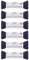 GLOREX 6 9400 508K - Raffia Edelbast, 6 Bündel je 20 m matter Bast, Dunkelblau - zum Basteln, zur Dekoration oder für Gestecke, Sträuße und andere floristische Arbeiten