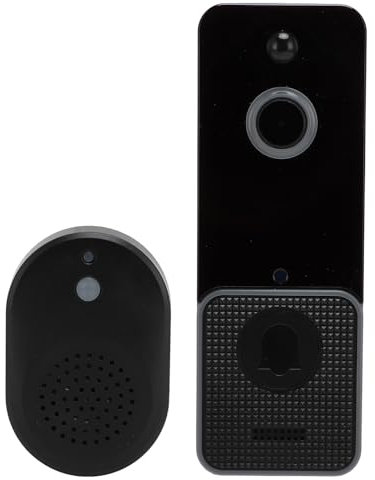 Culnflun 1080P Dörrklocka Videokamera Klockspel 5G höghastighets PIR-rörelsedetektion IR Night Vision Idealisk för hemsäkerhet