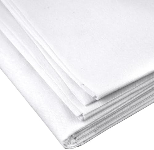 Entoilage Thermocollant Couture, 300x100 cm Entoilage Fusible Non Tissé, Toile Thermocollante Couture Blanc, Tissu D'entoilage à Repasser pour Couture, Quilting, Renforcement des Vêtements, Artisanat