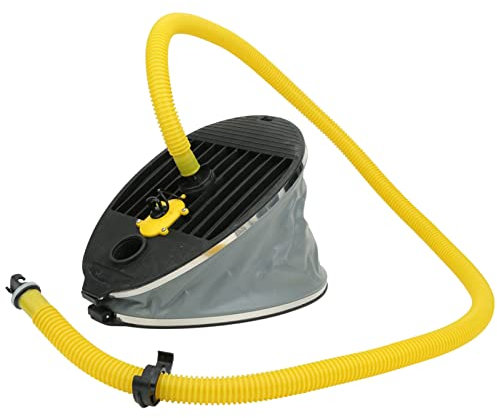 10L Hochdruck-Fußpumpe – Tragbare Luftpumpe für Schlauchboote, Kanus, Kajaks, Rafts und Gummiboote
