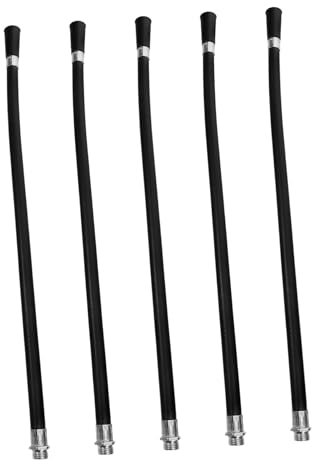 SHINEOFI Ugello Tubo Flessibile Per Estintore 4kg in Plastica, Accessorio Di Sostituzione Per Tubo Di Spruzzatura, Kit 5 Pezzi Per Uso Antincendio