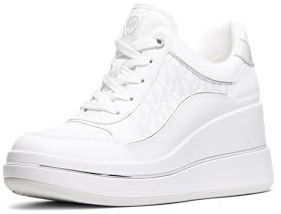 Michael Kors Women's Emmy Wedge Trainer, Blue Sky Wash, 8