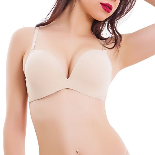 Toocool - Reggiseno Donna Super Push up Fascia +2 Taglie Love And Bra Intimo Meraviglioso