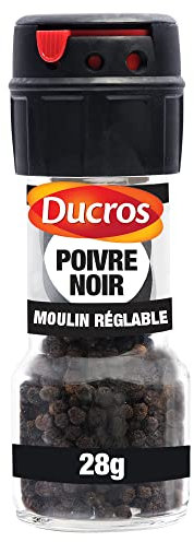 DUCROS - Moulin Réglable Poivre Noir 28 g
