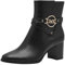 MARCO TOZZI by Guido Maria Kretschmer Damen Stiefeletten mit Absatz aus Kunstleder Spitz, Schwarz (Black), 40 EU