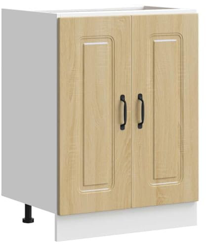 vidaXL Mueble bajo para Fregadero Kalmar Roble Sonoma 60x46x81,5 cm
