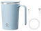 DONGKER Tazza Automescolante, 350 ml Tazze Miscelazione Automatico Magnetica con Avvio a Doppio Clic e Rivestimento in Acciaio Inossidabile per Caffè, Latte, Tè, Cioccolata Calda