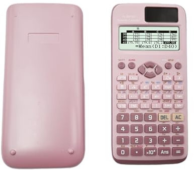 Dakexiong FX-991EX - Calculadora científica multifunción, 522 funciones, 10+2 pantallas, ideal para estudiantes y profesores, oficina, rosa