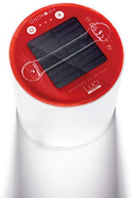 MPOWERD Luci EMRG: Solar Inflatable All-in-One Emergency Light and Flashlight, S.O.S & Steady Red Modes, Lasts 7 Hours, No Batteries Neede, Waterproof, Collapsable, Lightweight, Durable