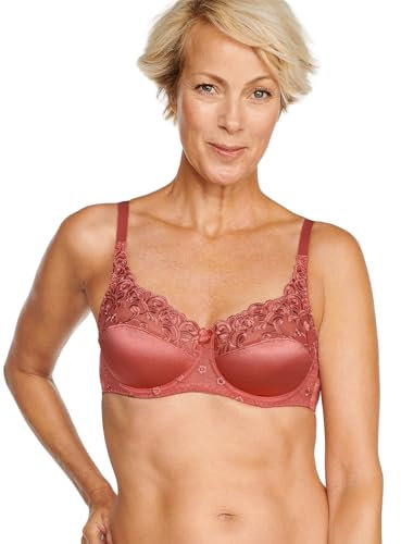 Naturana® Women's Underwired Bra [Cup B-E] Bra with Excellent Support and Beautiful décolleté | Women's Underwired Bra 42 Sun Kissed DD