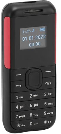 Teléfono Móvil Más Pequeño, BM222 gsm 2G Teléfono Básico Desbloqueado, Pantalla HD de 0,66 Pulgadas, Tarjeta SIM Dual, Modo de Espera Ultra Largo, Mini Botones Teléfono Móvil