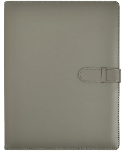 Arpan Certificate Folder A4 Display Book – Pack of 1 Professional Portfolio Holders with 36 Copysafe Pockets Each, Record of Achievement A4 Folder for Paperwork & Presentations – Soft-Touch Grey