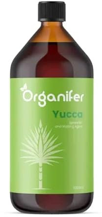 Agent Mouillant Yucca - Agent Mouillant - (1 L - 10 000 M2) - Engrais Liquide - Optimise La Rétention D'Humidité Des Plantes - Efficacité De L'Eau Et Résistance À La Sécheresse - Organifer