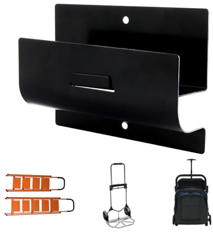 ASelected Ladder Hook Hanger for Garage Wall,Heavy Duty Metal Ladder Brackets Storage Hook,Wall-Mounted Utility Hanger Organiser for Folding Chair Shed/Workshop Bicycles Power Tools and Wheelbarrow
