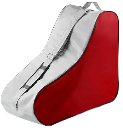 Grand Sac pour Patins à Glace avec Sangle d'épaule réglable, Fermeture éclair, pour Sac de Roller de Hockey, fabriqué en Tissu Oxford, pour Chaussures d'animation Filles Femmes Hommes