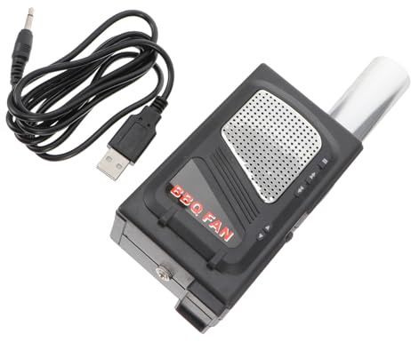 Kisangel Portable USB Electric Bbq Air Blower for Outdoor Camping and Picnic, 5v Dc Fire Starter Fan for Charcoal Grills and Barbecue Accessories