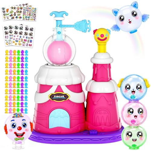 Innofans 230PCS DIY Balloons Accessories Kit for Kids, 2026 Upgraded DIY Sticky Balloon Maker Toy, Arts & Crafts Make Your Own Squishy Bubble Set with Sticker Accessories Gift for Boys Girls Ages 3-12