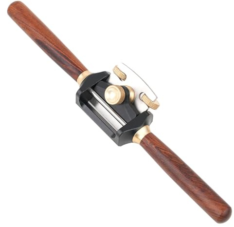 Garsent Pialla per Legno per la Lavorazione del Legno, Pialla Manuale a Base Piatta Regolabile con Lama 440C per Rifinitura Ad Angolare, Design Compatto per Levigatura Precisa, Strumento per