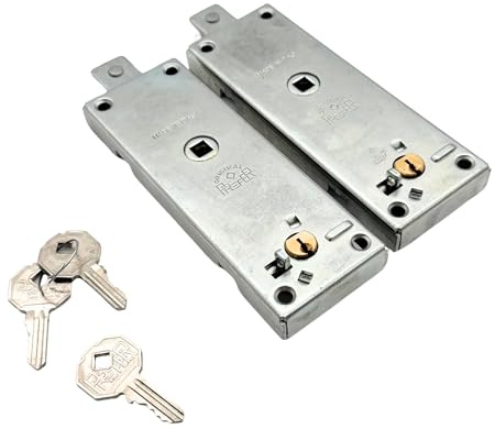 Par de cerraduras B551.0810.0000 para basculante/garaje cilindro redondo
