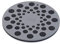Joseph Joseph Spot-On Set di 2 Sottopentola in Silicone, Resistenti al Calore per Pentole e Padelle Calde, Nero/Grigio