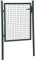HOMCOM Cancello da Giardino in Acciaio Antiruggine, Cancelletto da Giardino con Serratura e 3 Chiavi, 97x150cm, Verde