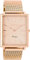 Oozoo Vintage Damenuhr mit Milanaise Edelstahlband Flach Eckig 31 MM Rose/Rose/Rose C8184