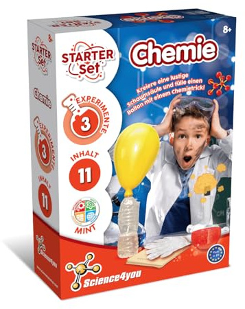 Science4you Kit de démarrage Chimie Science expériences pour Enfants - Amusez-Vous avec ce kit d'expérimentation éducative, Apprendre la Chimie, Jouets éducatifs, Cadeaux pour garçons et Filles âgés