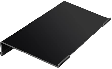 Graootoly Support en acrylique pour clavier d'ordinateur - Élévateur de clavier inclinable pour bureau - Noir
