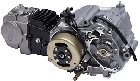 4-Takt-motor, 4-Gang 125CC Einzylinder Antriebsmotor Luftgekühlt Handstart, Standmotor mit CDI-Zündsystem und 30,43-Unzen-Tank für Multi Motorradmodellen