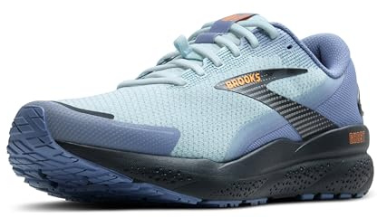 Brooks Men’s Ghost 16 Weatherized Neutral Running Shoe - Country Blue/Winter Sky/Ebony - 10 Medium