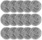 24 Pack Stainless Steel Scouring Pads, Heavy Duty Wire Scourers for Kitchen Cleaning (24 Pack)