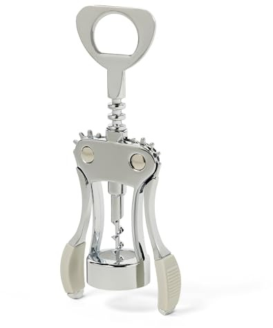 Amazon Basics Sacacorchos y Abrebotellas 2 en 1, Tamaño Único, Aleación de Zinc