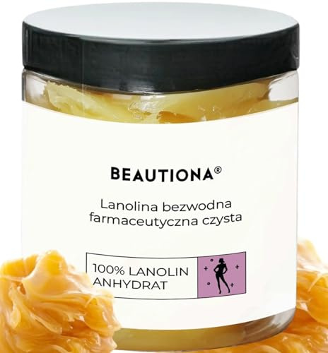 Lanoline 200 g – 100 % pure, pharmaceutique – hydrate, régénère, protège la peau – pour crèmes, lotions, cosmétiques DIY