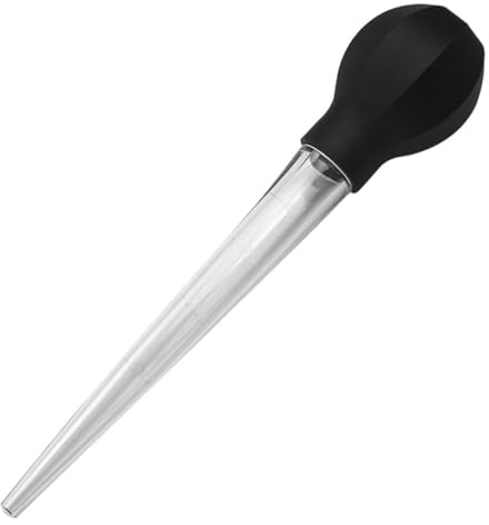 TOYANDONA Siringa per Tacchino in Plastico e Silicone Funzione di Iniezione Carne e Gocciolamento Olio, Utensile per Barbecue e Cucina Domestica