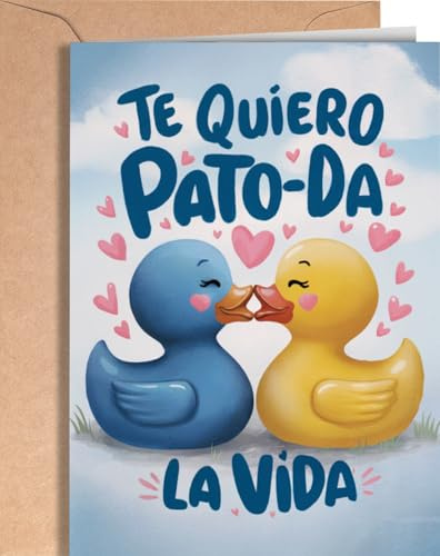 Tarjeta de Aniversario para Hombre, Mujer - Tarjeta de Aniversario Graciosa para Marido, Novio, Novia - Tarjeta de San Valentín para Pareja - Regalo de Feliz Aniversario para él o ella - EU 108