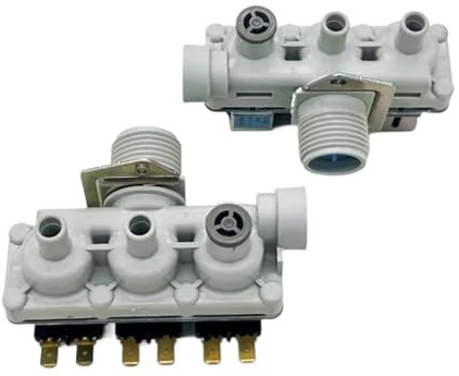 HF Mont 1 st 0024000405E FCT-12-B1 Tvättmaskin med 3 huvuden, magnetventil for vatteninlopp, 120 V, tvättmaskinstillbehör