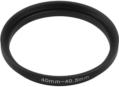 ECSiNG 1 Anillo de Filtro Elevador de 40 A 40,5 Mm Adaptador de Lente de 40 Mm Macho A 40,5 Mm Hembra Fácil Conversión de Lentes para Usar Filtros en Diferentes Tamaños de Lentes
