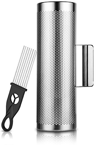 Metal Guiro 12x 4 Stainless Steel with Scraper Latin Percussion Instrument,By Vangoa