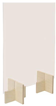 Thekenaufsatz Gastronomie Kuchentheke Aufsteller Glasscheibe Acrylglas 56 cm x 60 cm