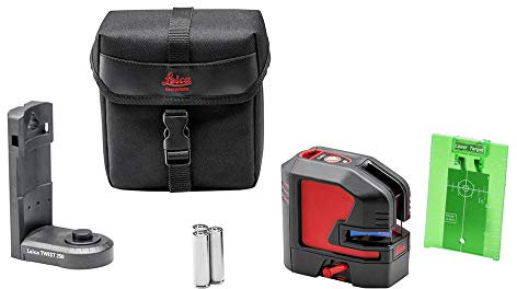 Leica Lino L2Gs - Kreuzlinienlaser mit innovativem magnetischem Adapter in Tasche (grüner Laser, Arbeitsbereich: 35m)