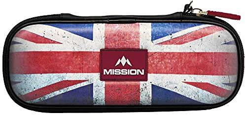 Mission Darts Union Jack Darts Case | Freedom Wallet | Luxor Holds Assembled Darts UJ, Slim (W040)