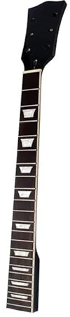 Gitarrhals DIY Ersättning Rosenträ Greppbräda 22 Band Svart Hals För LP Elgitarr Delar Tillbehör
