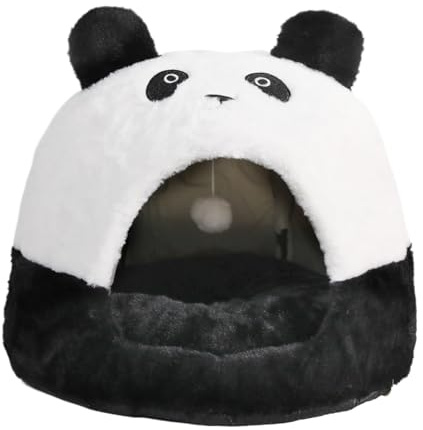qokeeu Cute Cat Bed - Pet Accessories | Cat Sleeping Bed for Dogs Puppies Kitten Winter Sleeping Place Living Room
