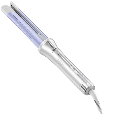 SHEGLAM One Touch Airflow Styler Pro 1 inch Automatic Rotating 3.0 Cool Air Technology for No-Wait, Curling Iron, Bouncy & Long-Lasting Curls, Zero Burn Risk, 5 Temp Settings