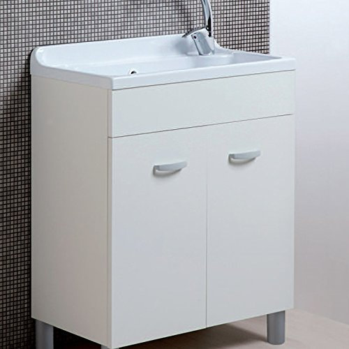 Elle emme Ci Lavatoio con mobile in ABS 70x40 ideale per lavanderia
